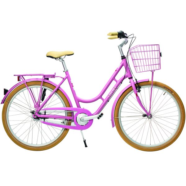 SCO Classic damecykel 26" - lyserød - 7 indvendige gear