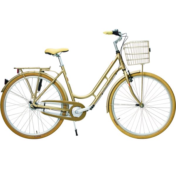 SCO Classic damecykel 28" - Champagne - 3 indvendige gear