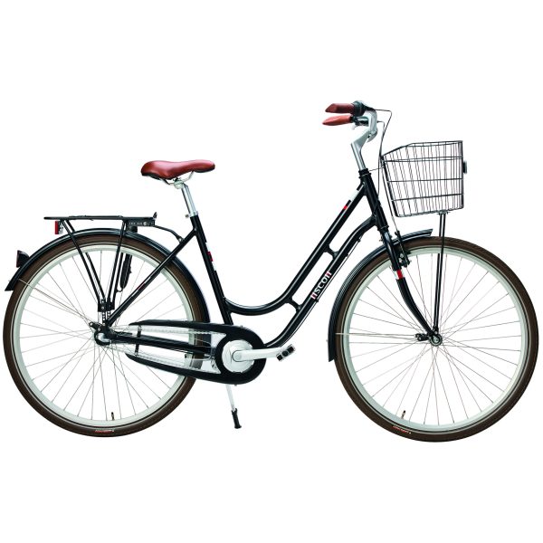 SCO Classic damecykel 28" - sort - 3 indvendige gear